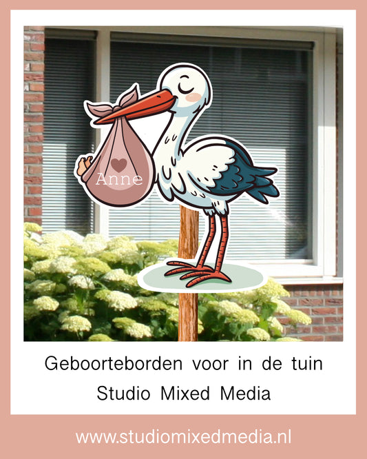 Ideeën voor een geboortebord
