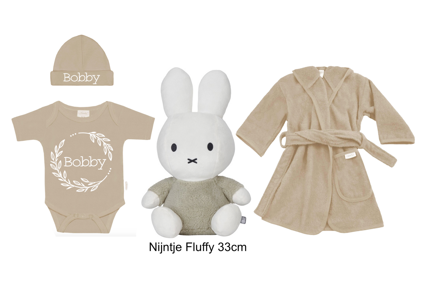 Cadeaupakket geboorte | Beige XL