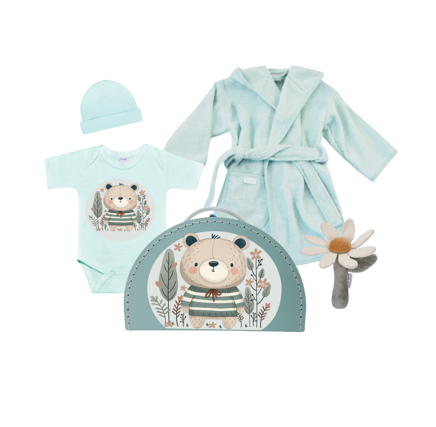 Cadeaupakket geboorte | Mint XL