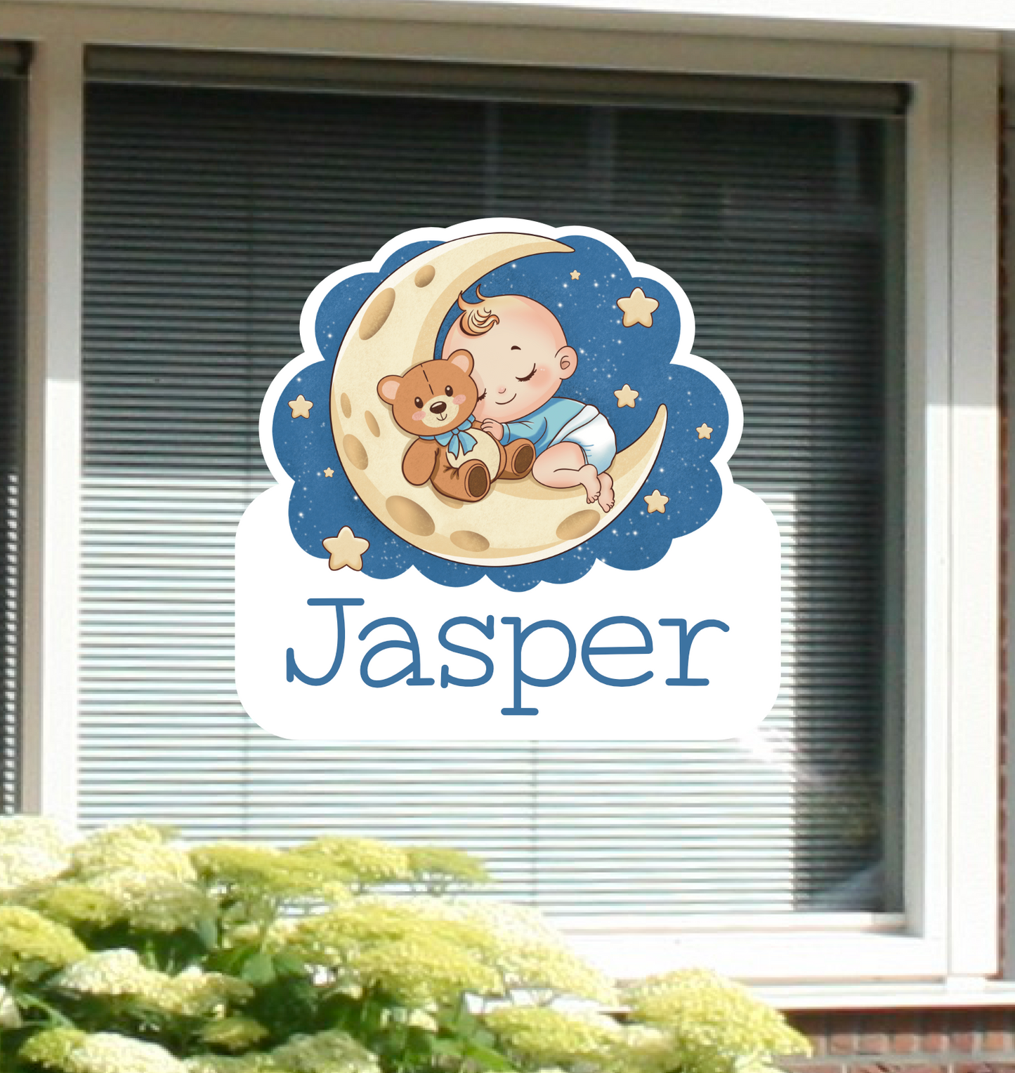 Geboortesticker | Baby blauw