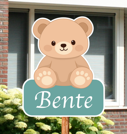 Geboortebord tuin | Beertje