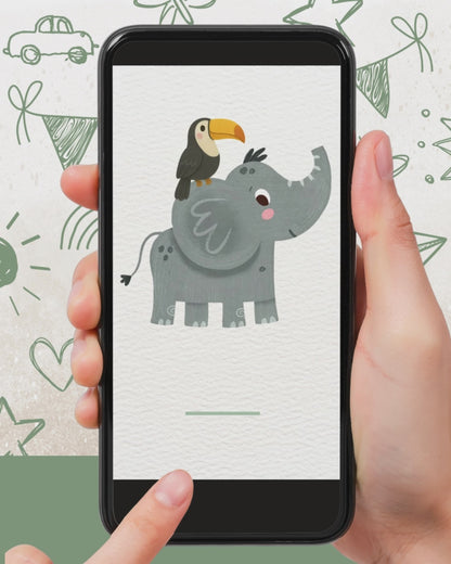 Digitaal geboortekaartje / verhaaltje