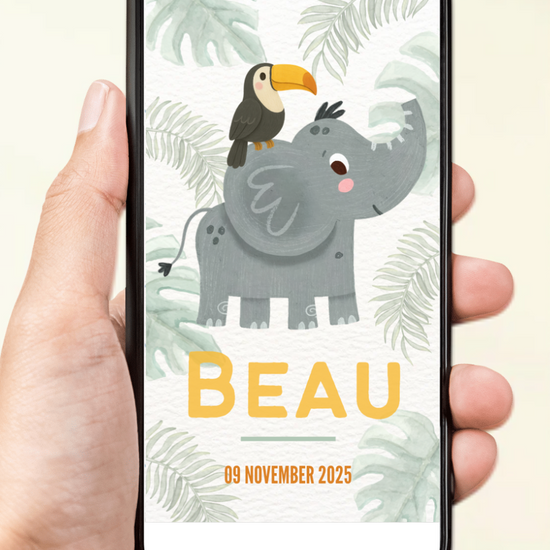 Digitaal geboorteaartje