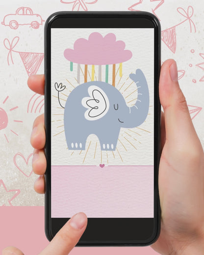 Digitaal geboortekaartje / verhaaltje